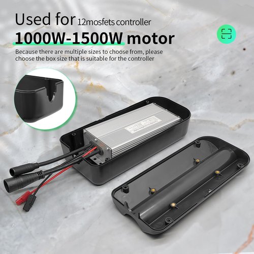 MUSELK Ebike Controller Box,Two Size for Ebike Conversion Kit Lithium Battary Box Case for Electric Bicycles Mountain Bikes (Extra Large Box)