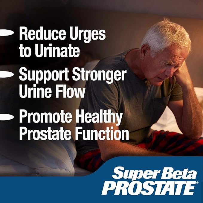 Support Supplement for Men's Health - Reduce Bathroom Trips, Promote Sleep, Better Bladder Emptying & Healthy Prostate, Beta Sitosterol - 60 Count (Pack of 3)