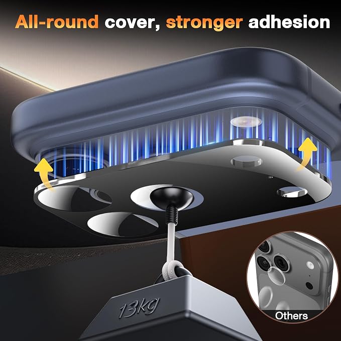 YWXTW [0 Bubbles for iPhone 17 Pro Camera Lens Protector, Full Coverage
