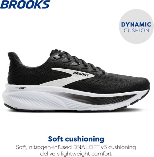 Brooks Men's Ghost 17 Running Shoes - Lightweight Comfort & Support | Perfect for All Distances