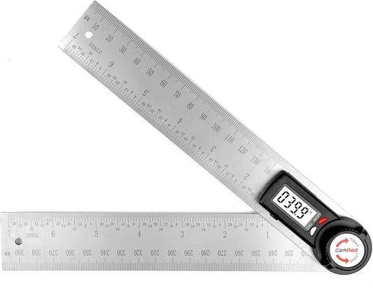 GemRed 82305 Digital Angle Finder Protractor-Stainless steel