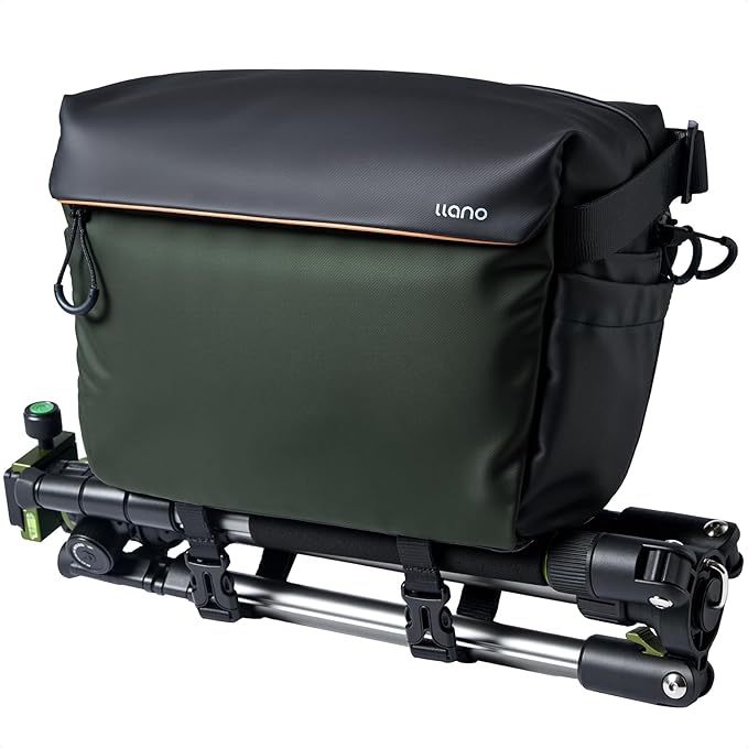 llano Camera Sling Bag for Photographers, DSLR Shoulder Bag Small, Compact