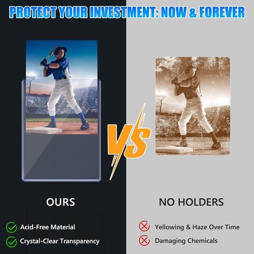 DEDC Toploaders & Soft Penny Sleeves Bundle - Rigid Card Protectors for TCG/CCG, Baseball & Photocards