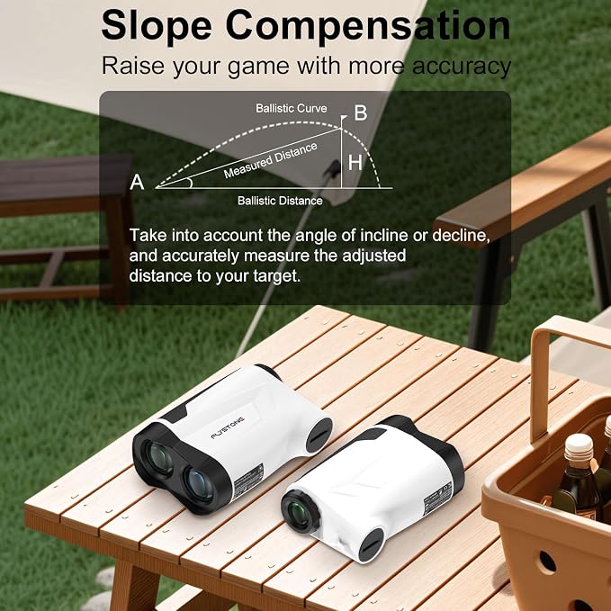 Precision Laser Rangefinder for Golf & Hunting, 800/1000/1300 m Range, 6X