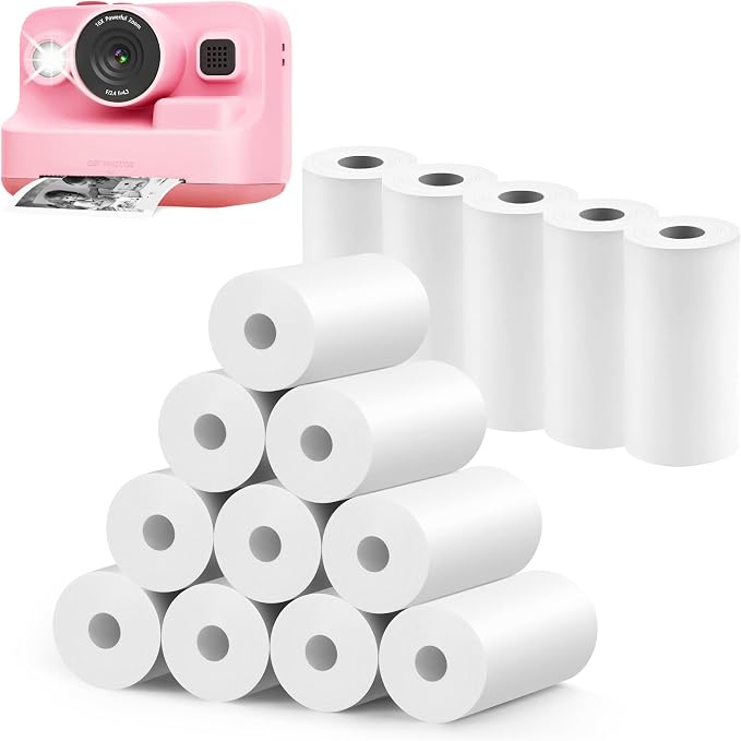 MIARALA 15 Rolls Instant Camera Refill Print Paper, HD Print Camera Paper Refill