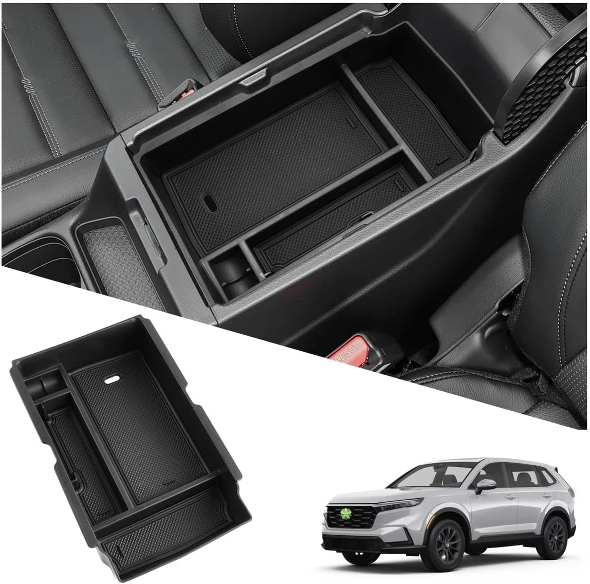 Ruiya 2026 CRV Center Console Organzier for Honda CRV 2026 Accessories ABS Material Armrest Console Glove Tray Compatible with 2026 Honda CRV LX/EX/EX-L/Hybrid(Sport/Sport-L/Sport Touring/TrailSport)