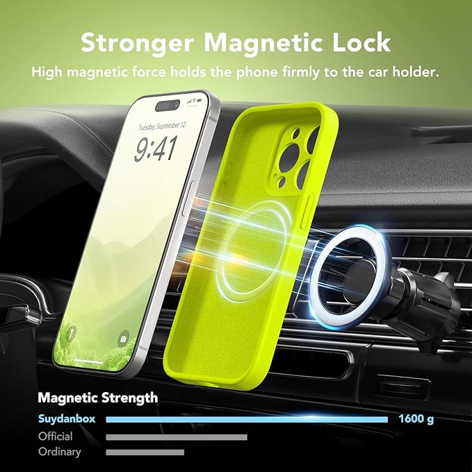 Magnetic for iPhone 15 Pro Case, Compatible