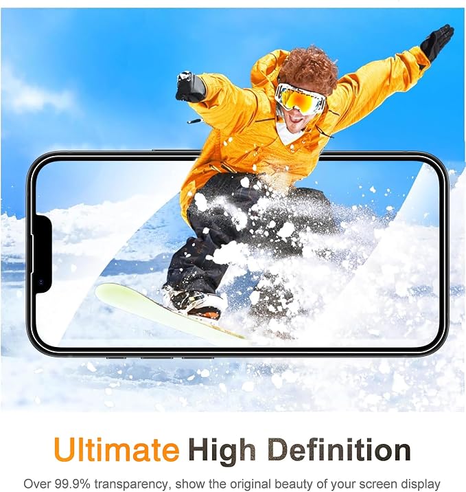 Wiaocit 3 Pack Tempered Glass Screen Protector