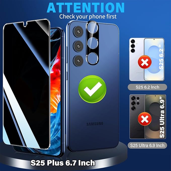 firtstnow 3 Pack Privacy Screen Protector
