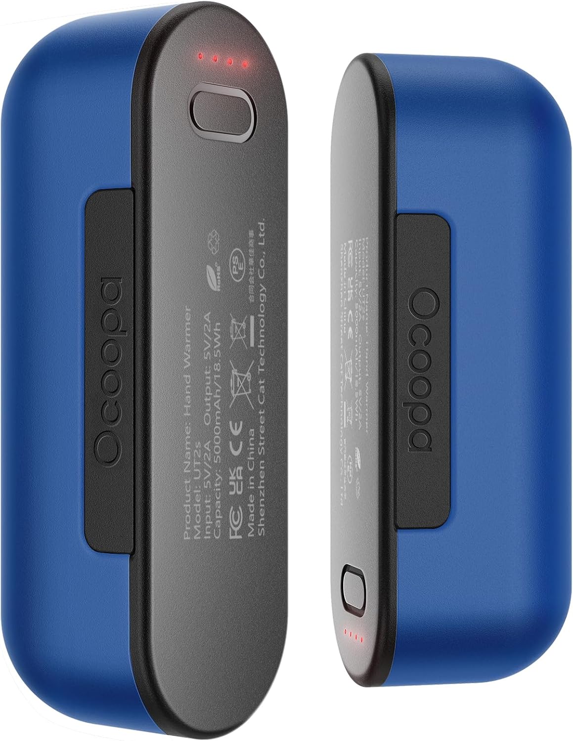 OCOOPA Rechargeable Hand Warmers - 16 Hours of Warmth | 4 Heat Levels Up to 137℉ | USB-C Portable Charger 5000mAh