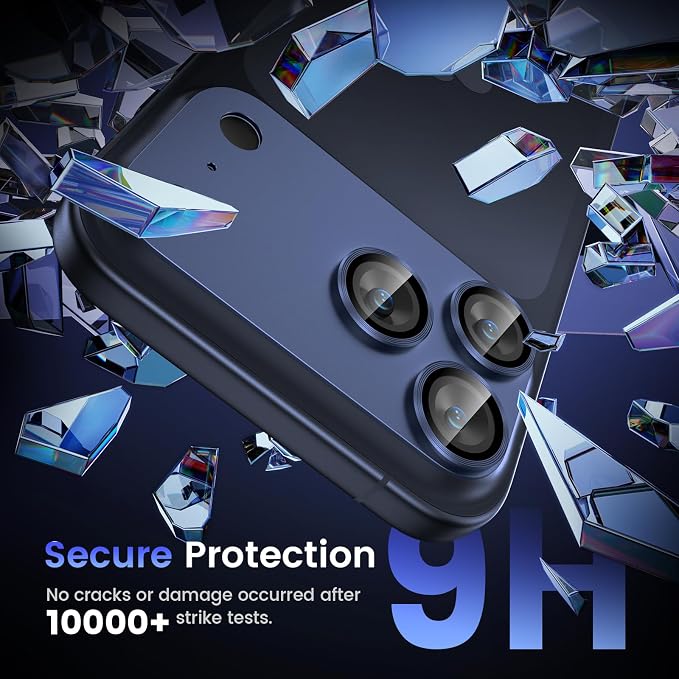 Tensea for iPhone 17 Pro Max Camera Lens Protector, Metal Aluminum Alloy