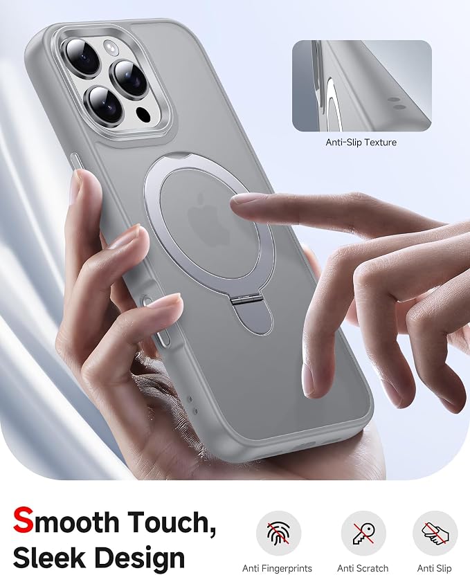 LeYi for 16-Pro Max Case: with Stand for MagSafe iPhone i Phone 16pro promax