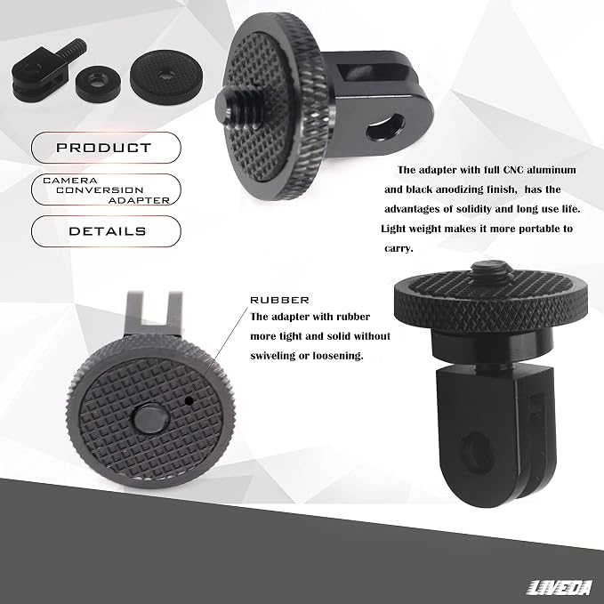 Niewalda Aluminum Camera Tripod Mount Adapter, Suitable