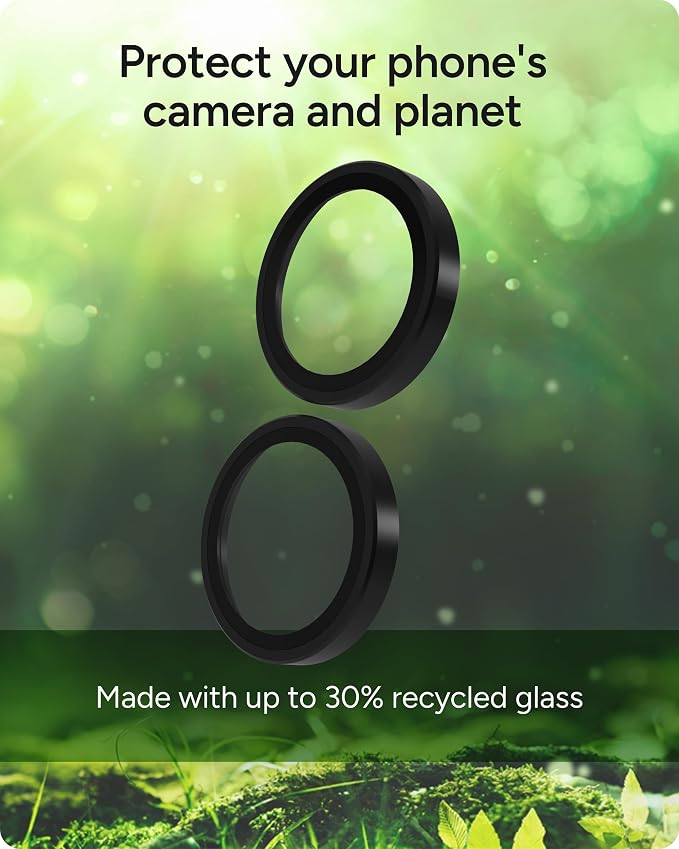 ZAGG Glass Elite Anti-Reflective Samsung Galaxy S25 Edge Camera Lens Protector