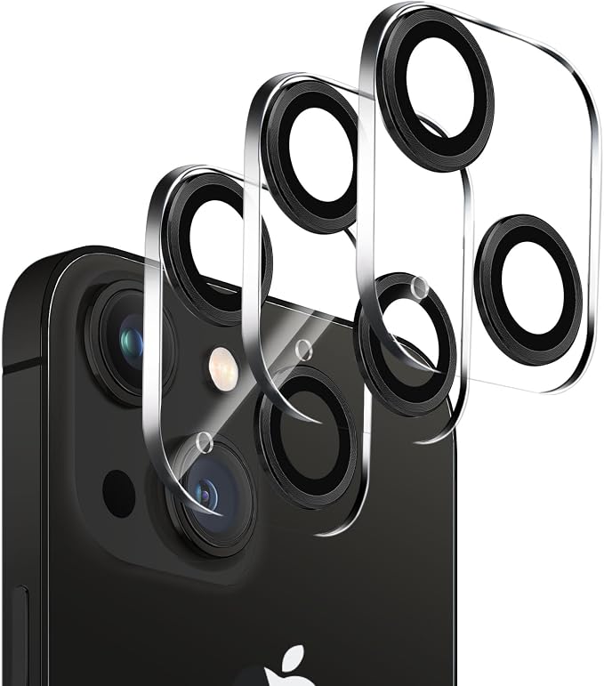 Dengduoduo 3 Pack Tempered Glass Camera Lens Protector