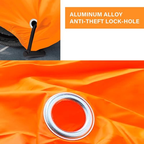 Bike Cover Waterproof Outdoor - Heavy-Duty 420D Bicycle Cover for 1 or 2 Bikes | UV, Dust & Wind Protection