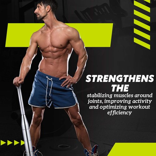 MorningRo 22 lb Adjustable Macebell Indian Club for Strength Training Bell 8-in-1 Club Steel for Training Full Body, Muscles, Shoulder, Grips, Forearm Workout in Home Gym Weighted(22 Lbs, 10 Kg)