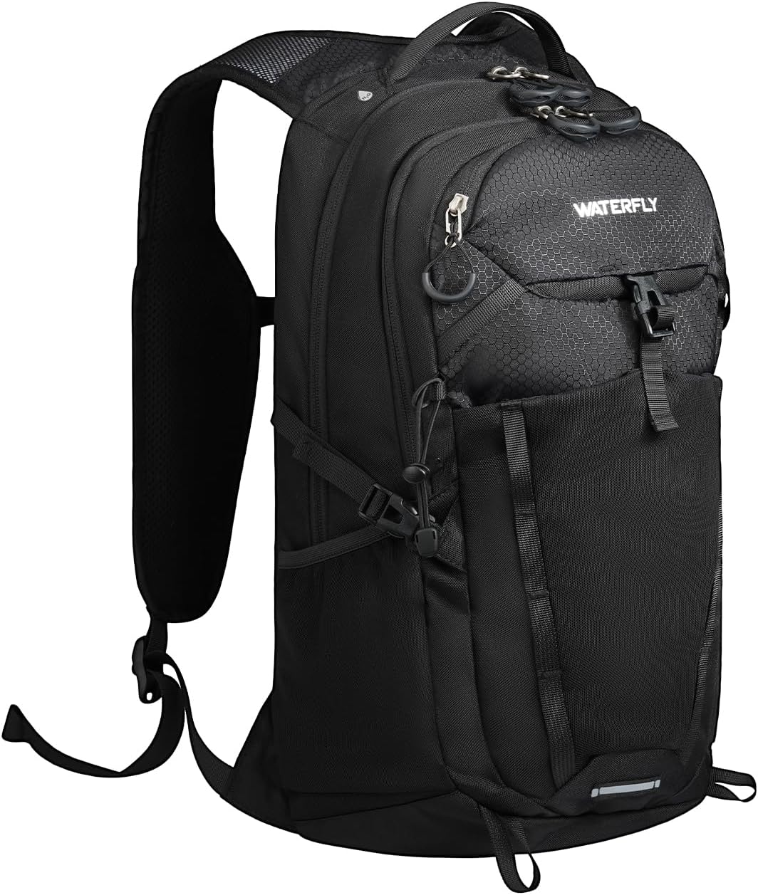 WATERFLY Lightweight 20L Hiking Backpack - Breathable Daypack with Phone Pocket & Hydration Compatibility