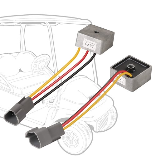 10L0L 12 Volt Voltage Regulator Rectifier for Club Car Precedent 2004-up 4-Cycle Gas Golf Cart, Replace OEM 1025159-01 1028033-01