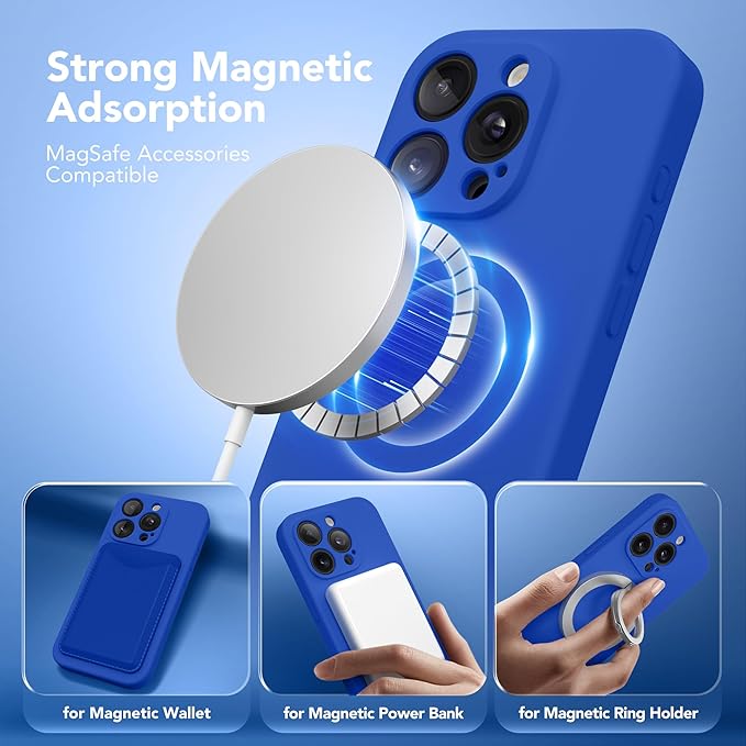 Magnetic for iPhone 15 Pro Case, Compatible