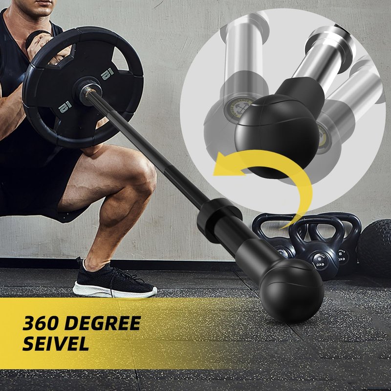 POWER GUIDANCE Landmine Attachment for Barbell - Landmine Attachment for 2 Inch Olympic Bars, for Home Gym Strength Training, Barbell Attachment Rowing Platform Landmine T-Bar Rowing (Black)