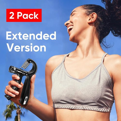 HiKeep Grip Strength Trainer - Forearm & Hand Strengthener (2 Pack) | Enhance Grip Power & Endurance