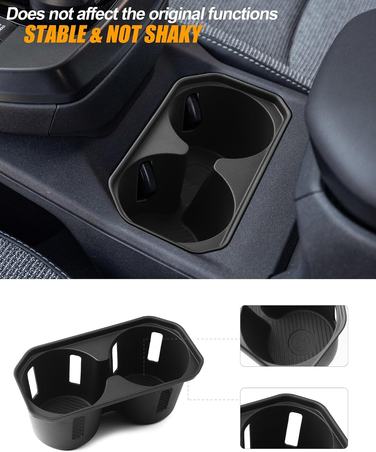 for 2026 Toyota bZ bZ4X Center Console Organizer Cup Holder