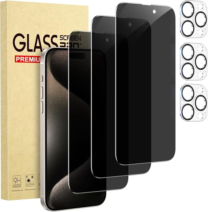 3 Pack Privacy Screen Protector