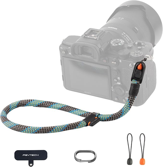 PGYTECH Camera Wrist Strap Slim Outdoor Style, Adjustable Quick Release