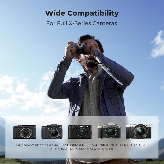 K&F CONCEPT 3-Pack NP-W126 Battery and Upgraded 3-Slot NP-W126S XT30III Battery