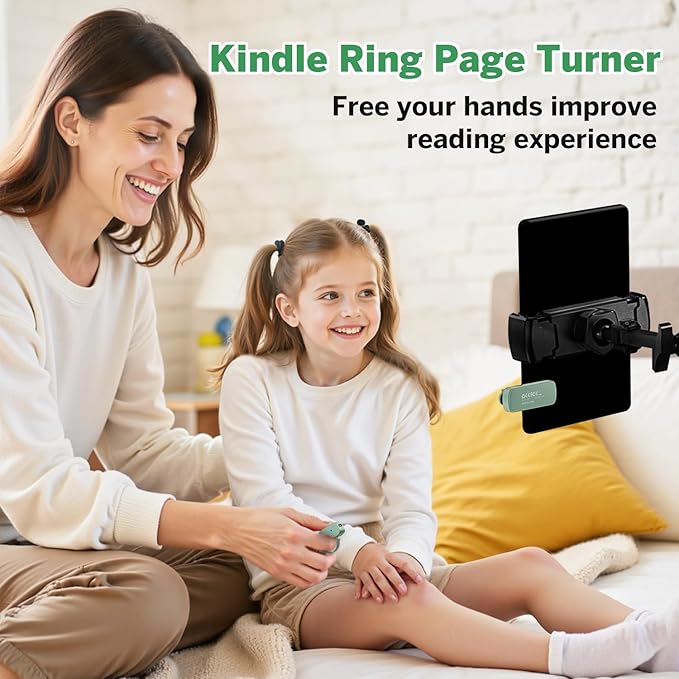 Page Turner Ring for Kindle, Remote Control for iPhone iPad Android Tablets
