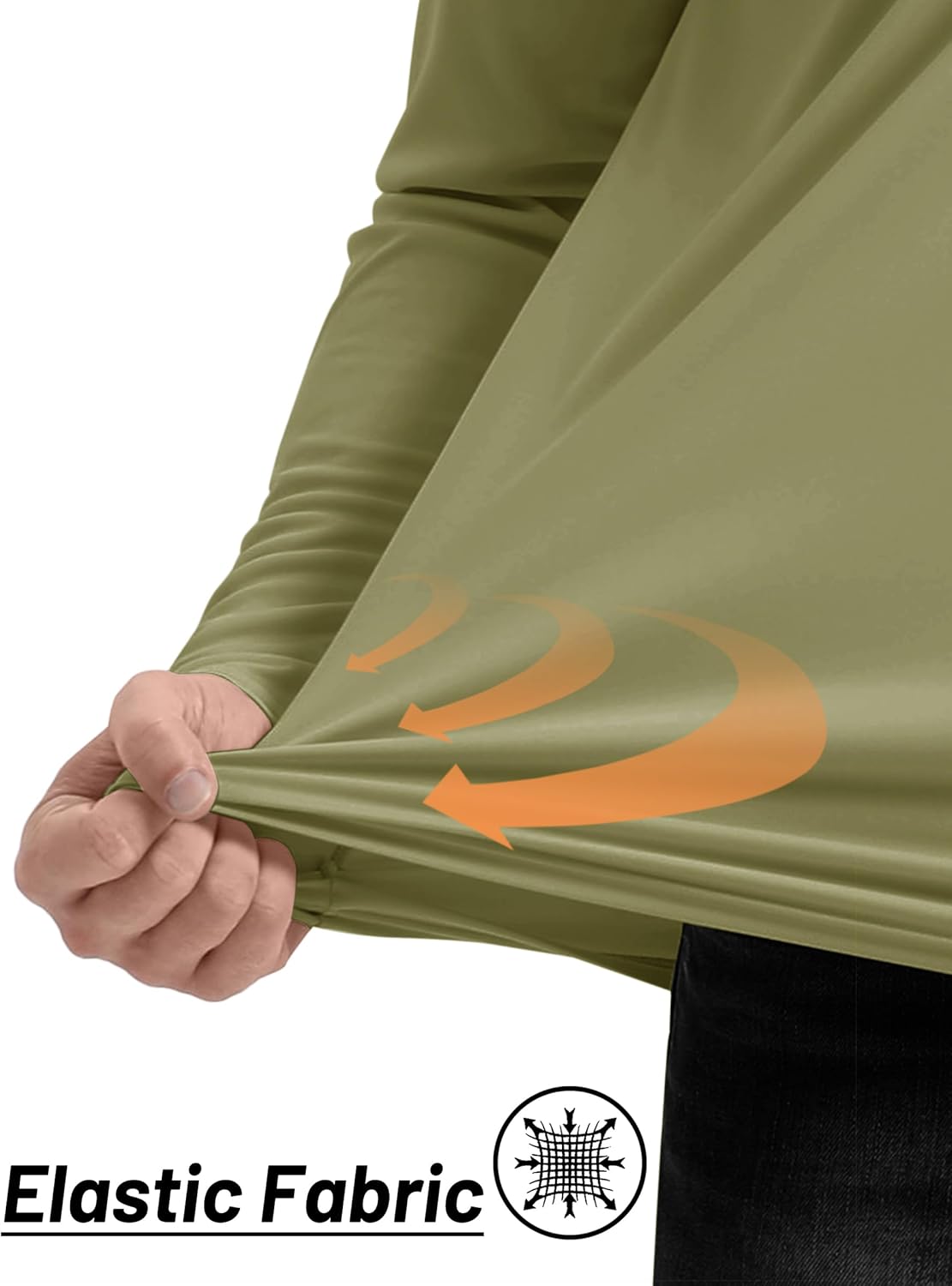 TACVASEN Men's Athletic Long Sleeve Shirts - UPF 50+ Sun Protection | 1/4 Zip Pullover for Outdoor Running