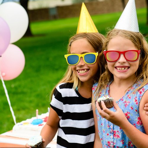 GoodUping Kids Sunglasses - UV Protection 6-Pack | Perfect Party Favors for Ages 3-6