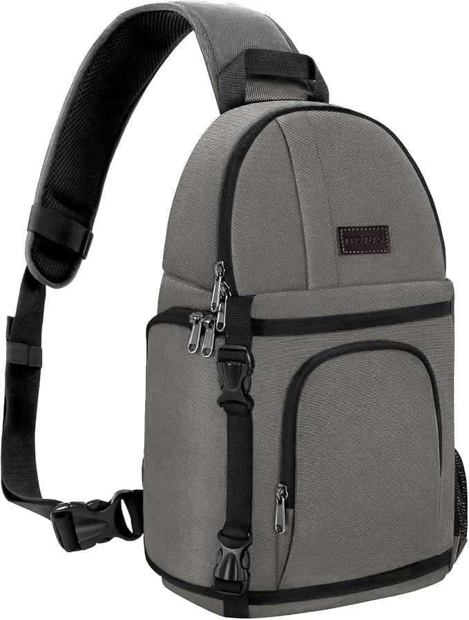MOSISO Camera Sling Bag, DSLR/SLR/Mirrorless Camera Case Shockproof Photography