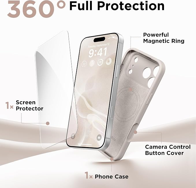 GolbinBox Magnetic for iPhone 17 Pro Case, Compatible