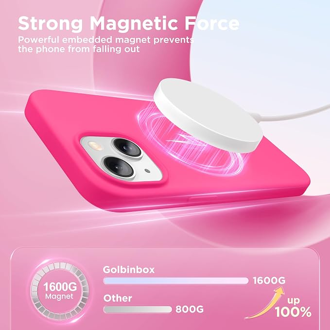GolbinBox Magnetic for iPhone 15 Case, Compatible