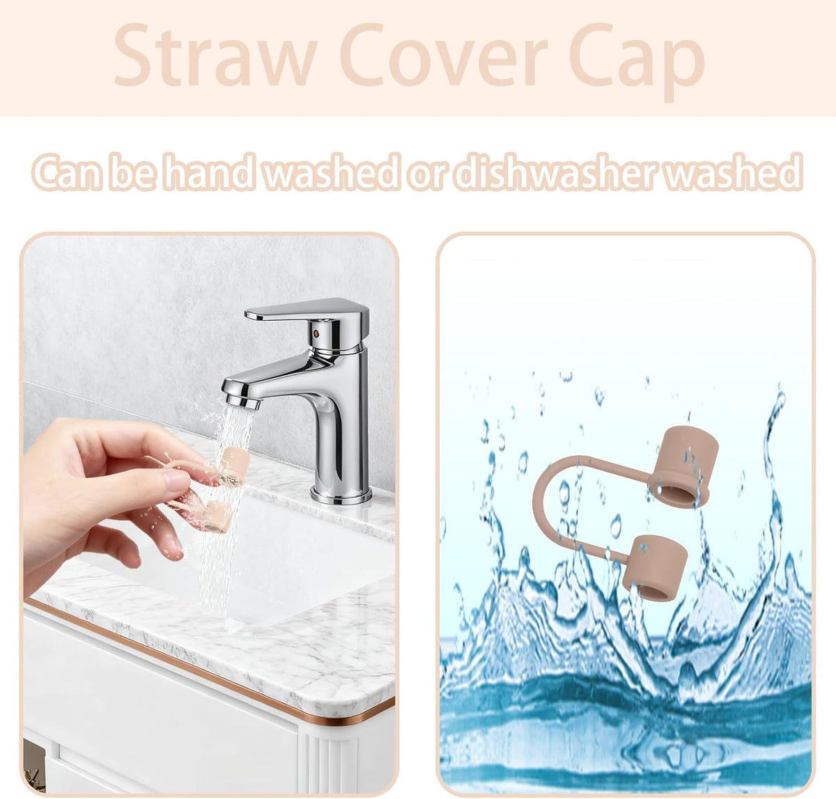 Skiennix Silicone Straw Covers - Reusable Caps for Stanley 30 & 40 Oz Tumblers | Colorful 6PCS Set