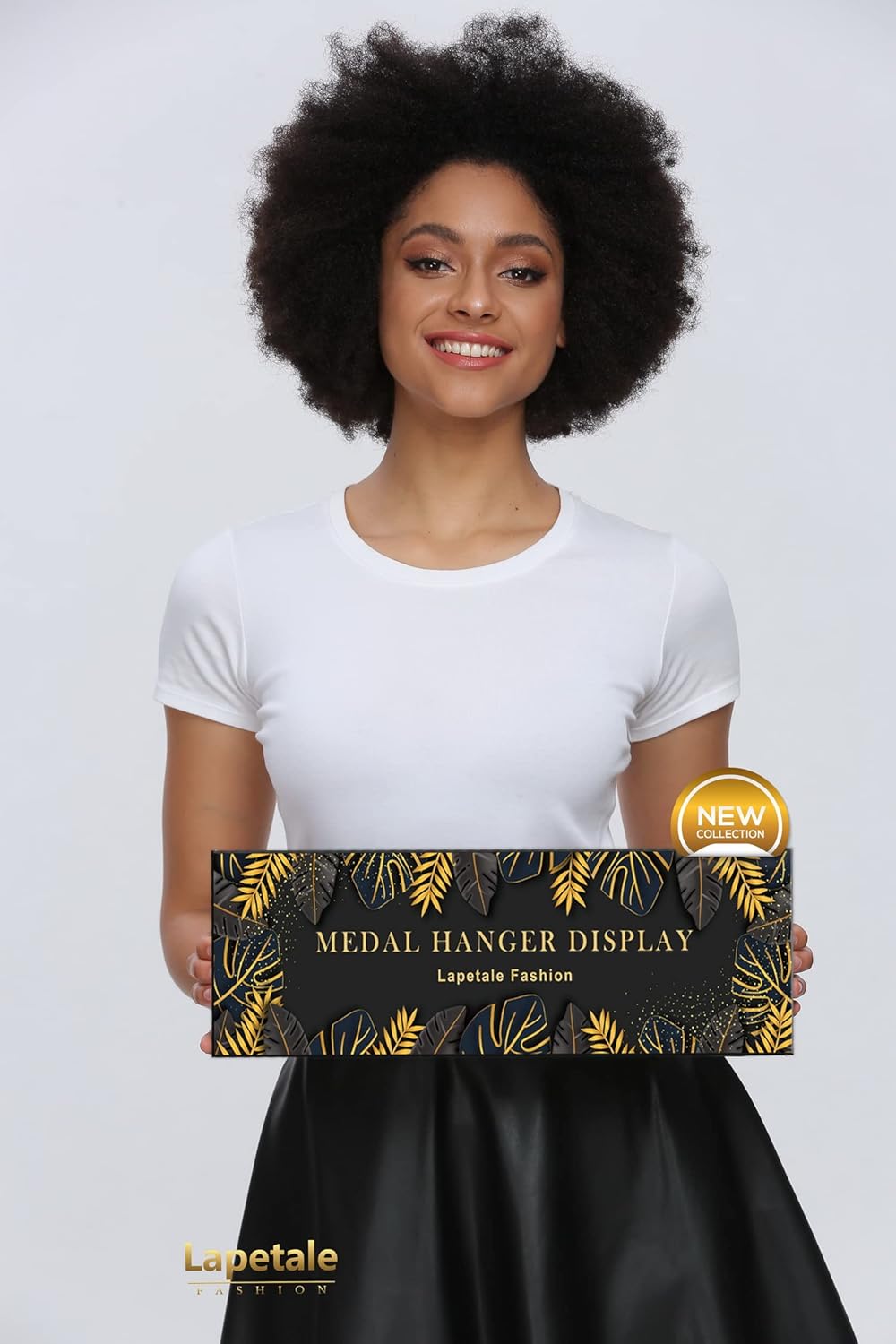 Sports Medal Holder - 16" Wall Rack for Awards & Ribbons | Easy Installation for Gymnastics, Soccer, Softball