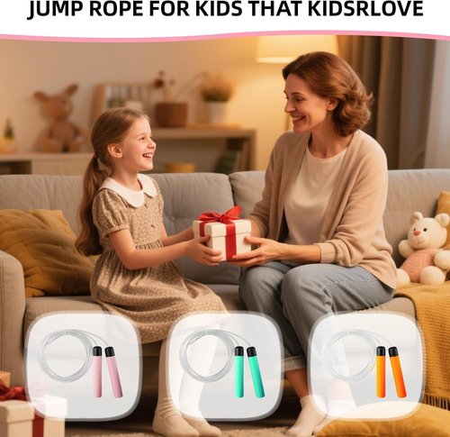 LED Light Up Jump Rope - Adjustable Glowing Skipping Rope for Kids & Adults | Rechargeable 9.2ft Fitness Jump Rope