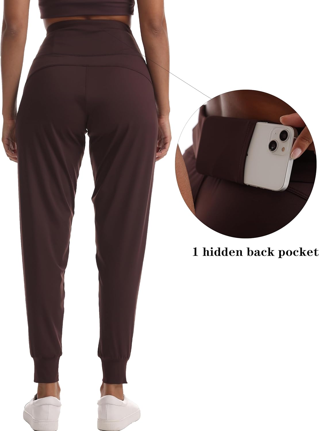 Skiennix Women's Joggers - Lightweight High-Waisted Athletic Leggings with Pockets for Yoga & Gym