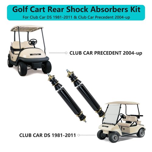 10L0L 2 Pack Golf Cart Rear Shock Absorbers for Club Car DS Gas Electric Golf Cart 1988-up, G&E 2004-Up Precedent 1013164 102588501