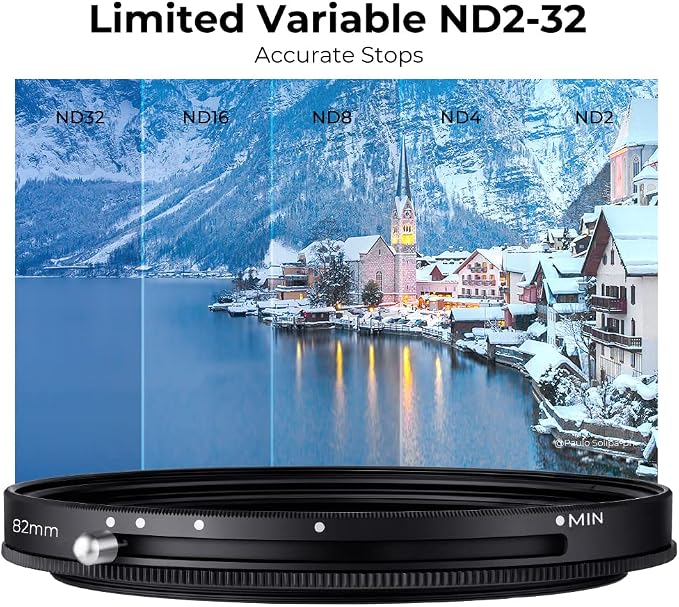 K&F CONCEPT 40.5mm Variable Fader ND2-ND32 ND Filter and CPL Circular