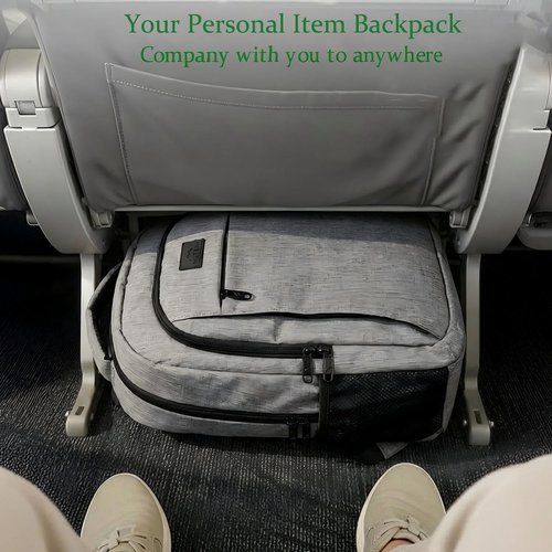 MATEIN Travel Laptop Backpack - Anti-Theft Slim Design, Water-Resistant, Fits 15.6 Inch Laptops | Grey
