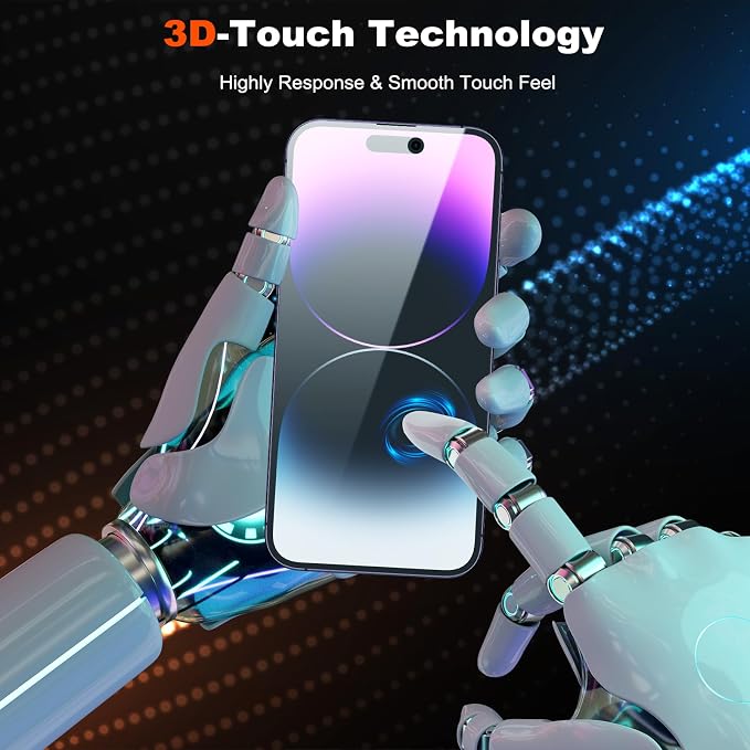 YMHML 2 Pack for iPhone 14 Pro Max Privacy Screen Protector, Upgrade Anti Spy