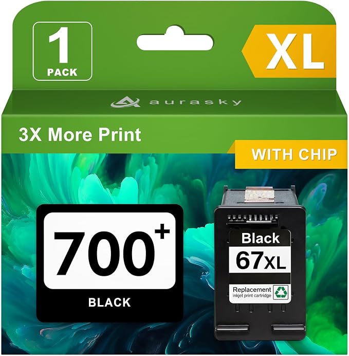 67XL Black Ink Cartridge Compatible
