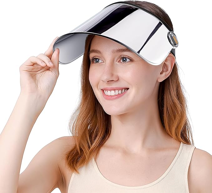 Sun Visor Hats, Sun Visors for Women, Summer UV Blocking Sun Protection Hat, Visor Hats for Women Lightweight & Breathable