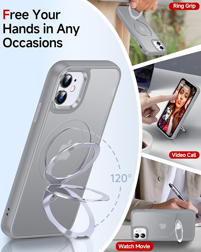 LeYi for iPhone-11 Case Gray,