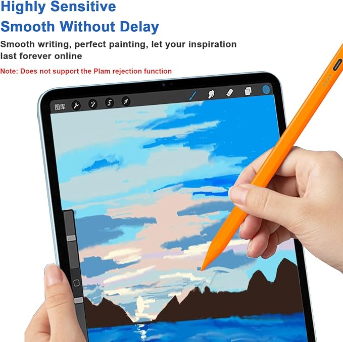 Stylus Pens for Touch Screens Power-Display Tablet Pen POM Tip Magnetic Digital
