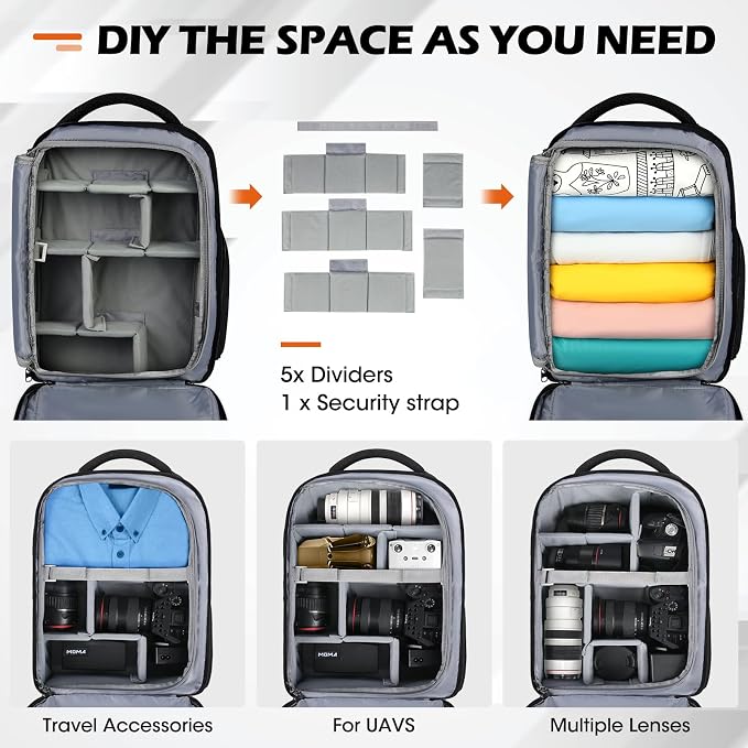SDYSM Camera Bag Backpack Professional
