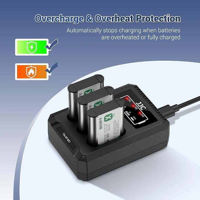 JJC DB-110 Battery Charger USB Multi-Slot